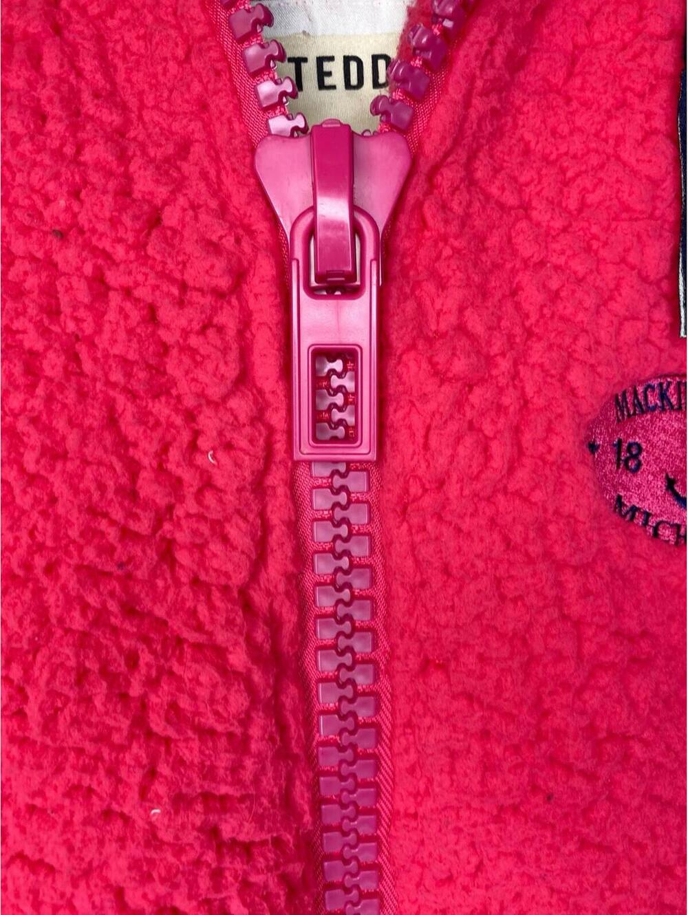 Teddy Bear Y2K Pink Big Zipper Women’s XL Pink - Picture 4 of 14